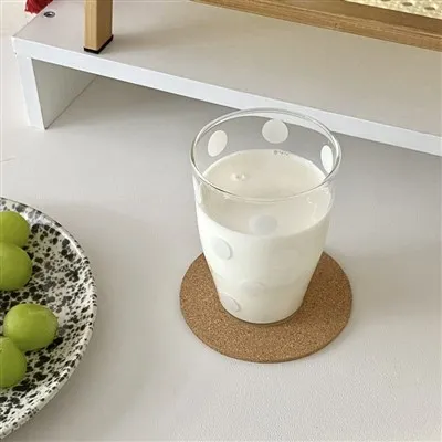 Polka Dot Glitter Tumbler